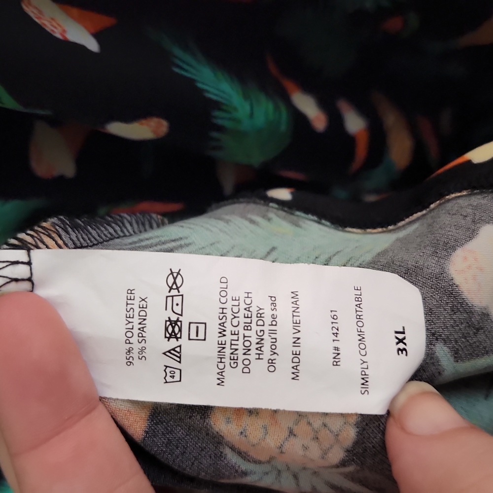 3X LuLaRoe Maxi Skirt Summer Design - Picture 4 of 5